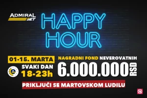 Tačno šest miliona razloga da učestvujete u "martovskom ludilu" na AdmiralBet!